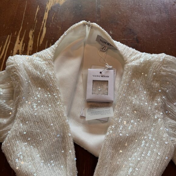 Nadine Merabi Caitlin White Dress - Picture 3 of 8